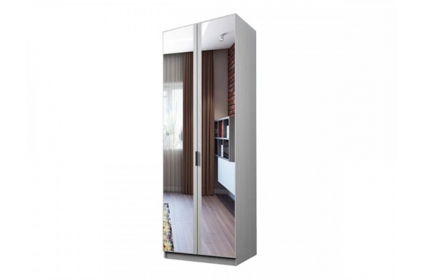 Шкаф для Одежды со штангой Экон ЭШ1-РП-24-8 с зеркалами