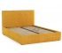 Кровать Гамма 1400 с основанием велюр тенерифе куркума