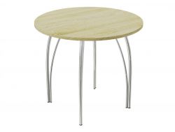 Стол обеденный круглый ЛДСП сонома