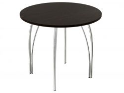 Стол обеденный круглый ЛДСП венге