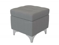 Банкетка Жозефина-2 6-5113 ткань серая