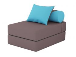 Кресло-кровать Коста Dimrose azure chocolate