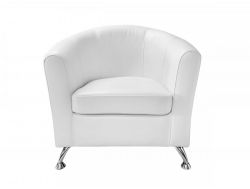 Кресло Бо кожзам Teos White