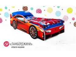 Кровать детская машинка Ламборджини