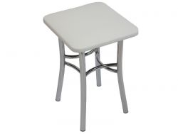 Табурет Квадрат белый крокодил 2 шт